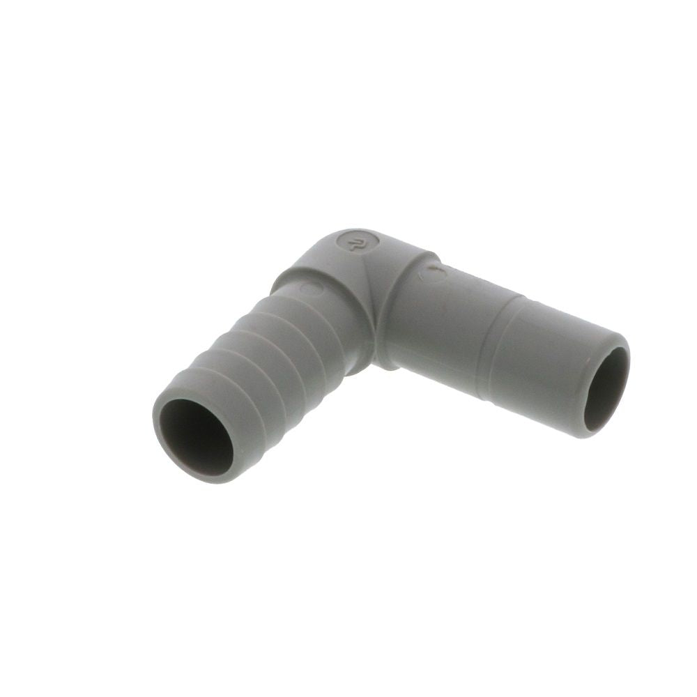 Parker A4TEB4 TrueSeal Acetal Tube Elbow Connector 1/4" Barb x 1/4" OD Stem