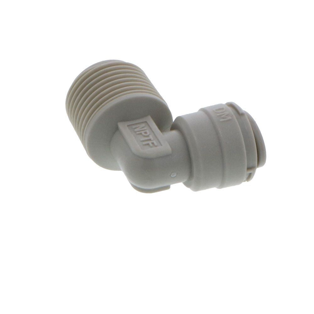 DMfit Elbow Male Connector - 1/4" Push-In x 3/8" NPTF