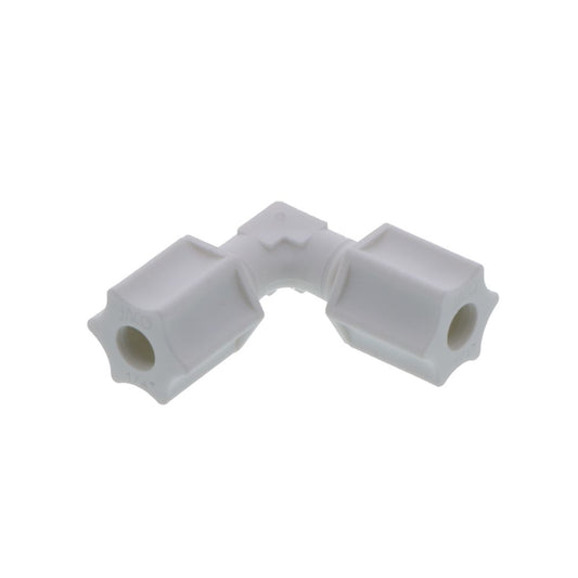 JACO 50-4-P-PG Polypropylene Union Elbow 1/4 OD Tube x 1/4 OD Tube