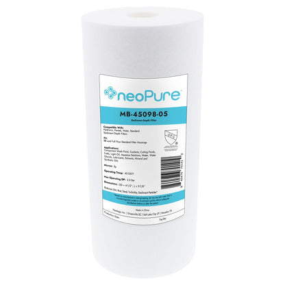 Neo-Pure 10" BB Graded Density Polypropylene Sediment Filter 50/5 mic