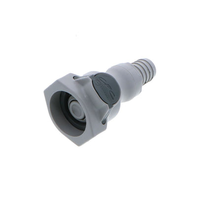 UDC Valved In-Line Hose Barb Coupling Body - 5/8 ID Barb EPDM O-Ring