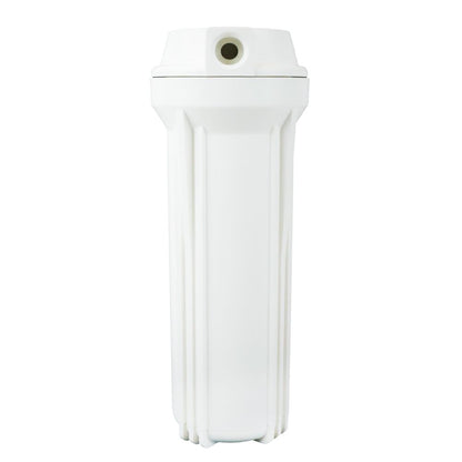 10" Neo-Pure SlimLine Flat Cap Housing NSF White Cap/White Sump 1/2" No Pressure Relief