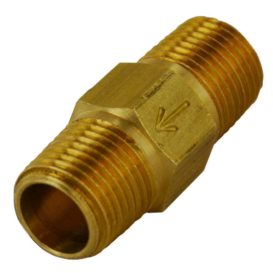 Brass Check Valve 1/8 MPT x 1/8 MPT