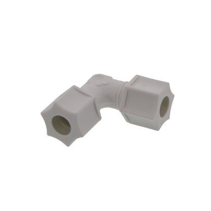 JACO 50-6-P-PG Polypropylene Union Elbow 3/8 OD Tube x 3/8 OD Tube