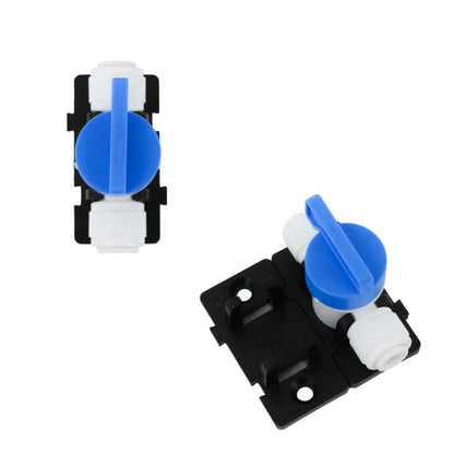neoFit - Acetal Natural True White Ball Valves 3/8" tube - Bulk Pack [350]