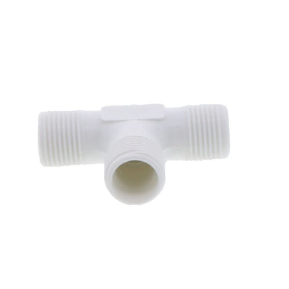 JACO 70-6-P Polypropylene Union Tee 3/8 OD Tube x 3/8 OD Tube x 3/8 OD Tube - Single