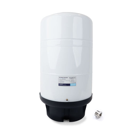neoPure Tank RO Storage 20 Gal, 15.2" dia x 27.5" h, 1.0" MNPT White