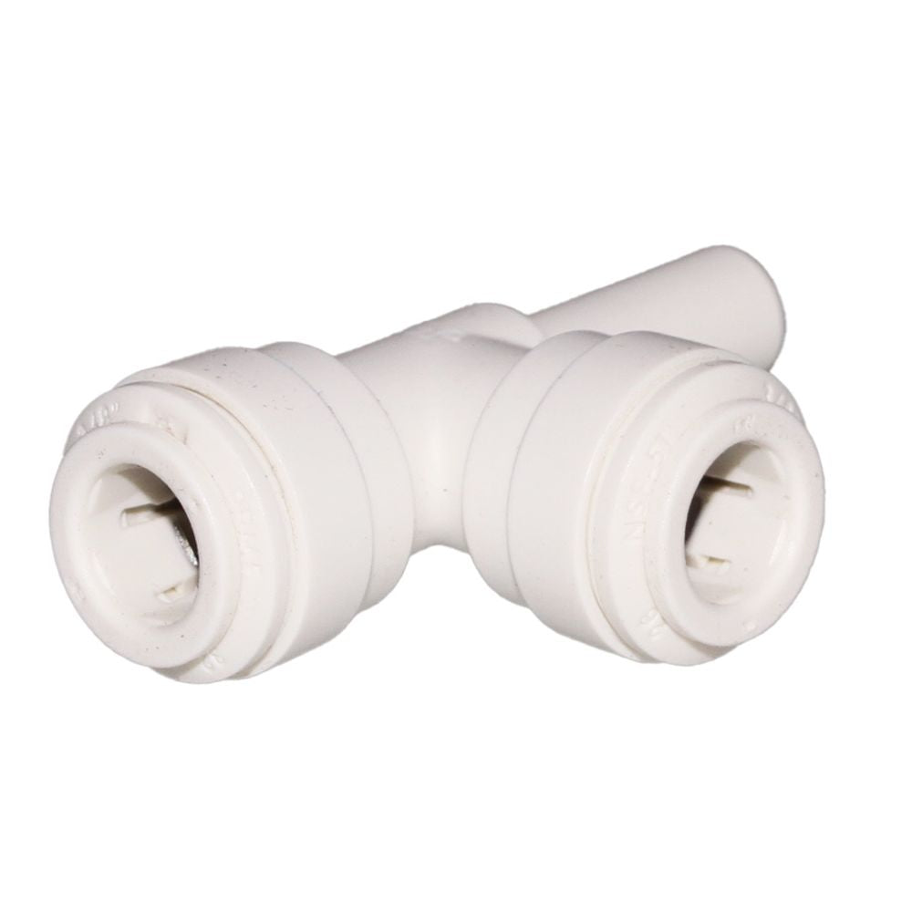 John Guest Stackable Stem Tee Polypro - 3/8 OD Stem x 3/8 x 3/8