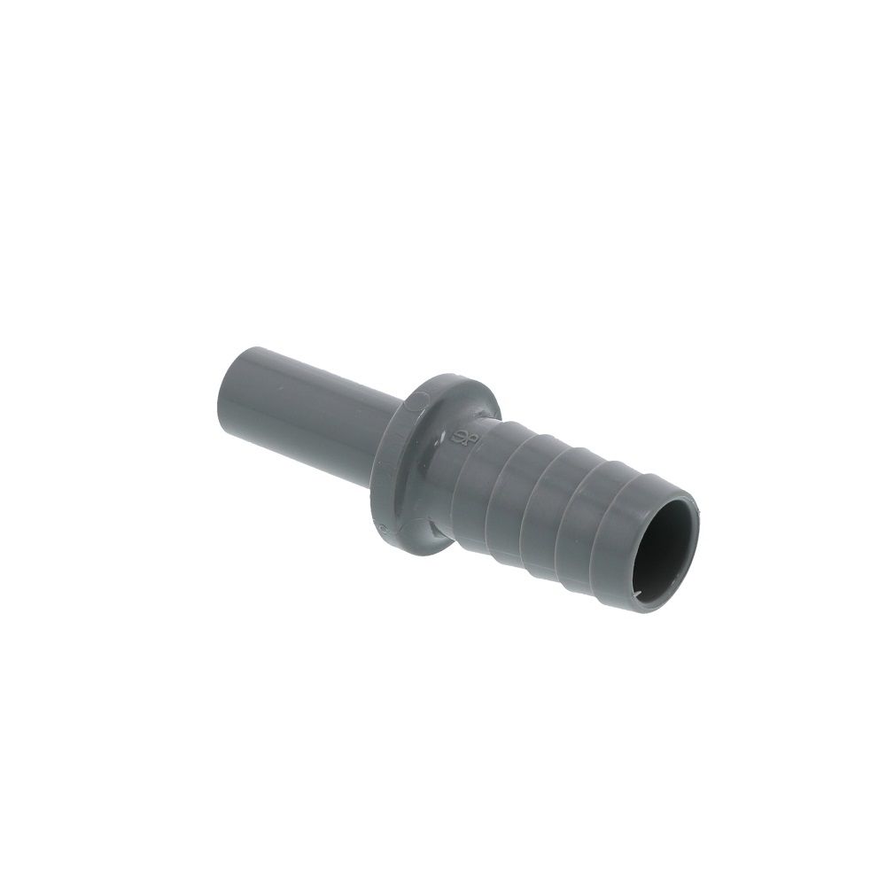 John Guest Stem Barb Connector  - 3/8 OD Stem x 1/2 ID Barb