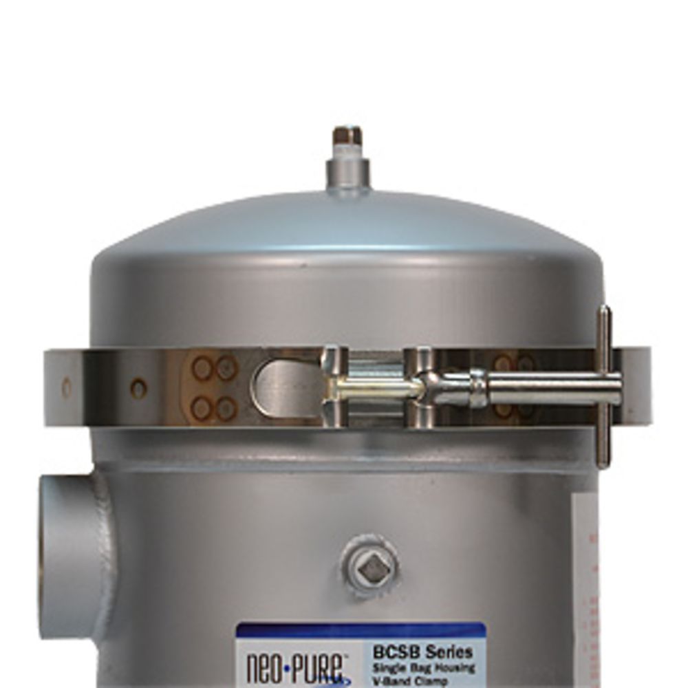 Neo-Pure BCSB1 #2 Standard Bag Band Clamp Filter Housing 2" FNPT