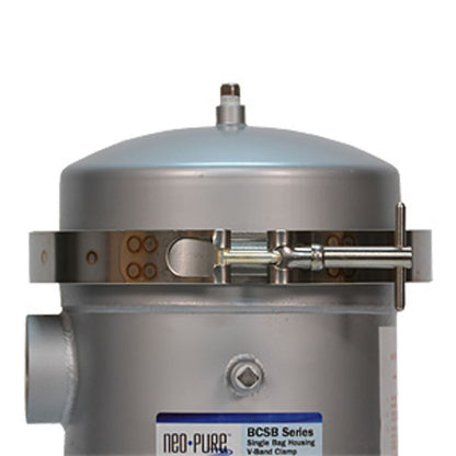 Neo-Pure BCSB1 #2 Standard Bag Band Clamp Filter Housing 2" FNPT