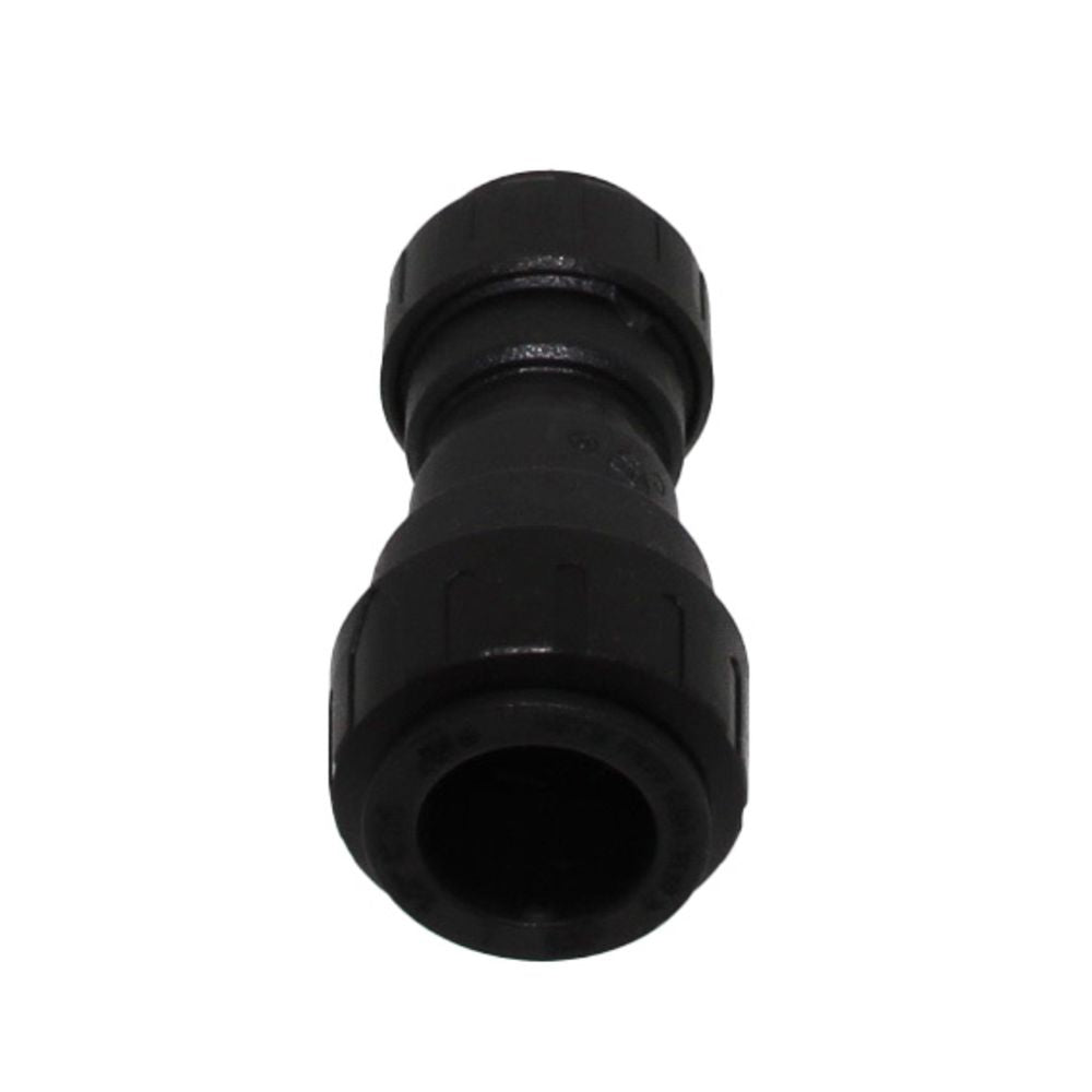 John Guest ProLock Black Coupler - 1/2 CTS