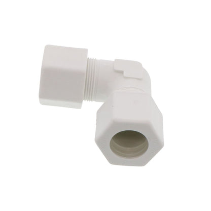 JACO 50-14-P-PG Polypropylene Union Elbow 7/8 OD Tube x 7/8 OD Tube