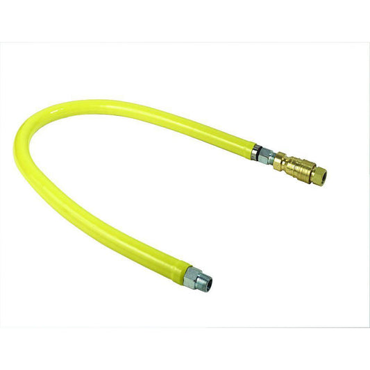 T&S Brass HG-4F-36 Safe-T-Link Gas Hose, Quick Disconnect to FreeSpin, 1-1/4 NPT x 36"L