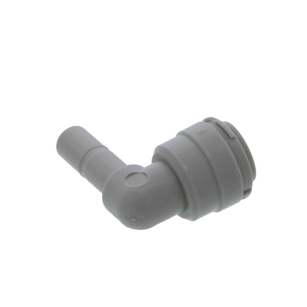 Gray DMfit Plug-In Stem Elbow - 1/4 Tube x 1/4 Stem