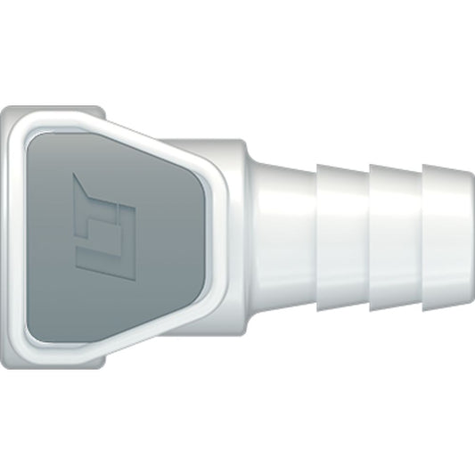 LinkTech 50AC Series Straight Female, Non-valved, 3/8" HB, Natural Acetal