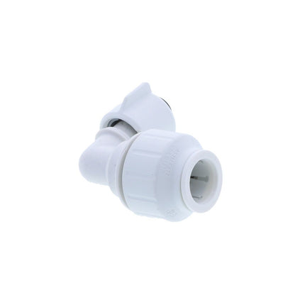 John Guest Female Swivel Elbow - 1/2 CTS x 1/2 NPS