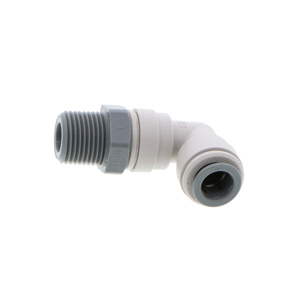 John Guest Swivel Elbow NPTF - 3/8 x 3/8  NPTF