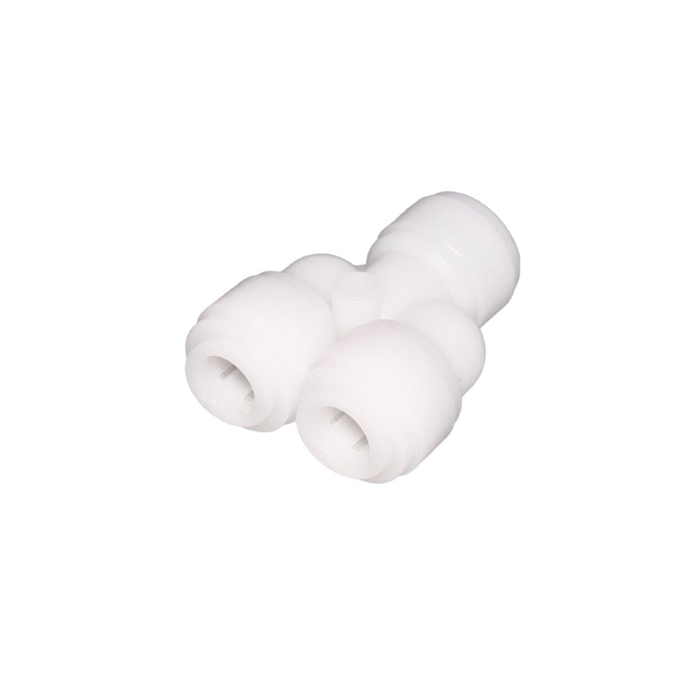 NeoFit - Acetal White Two Way Divider 3/8" in x 1/4" out - Case of 625