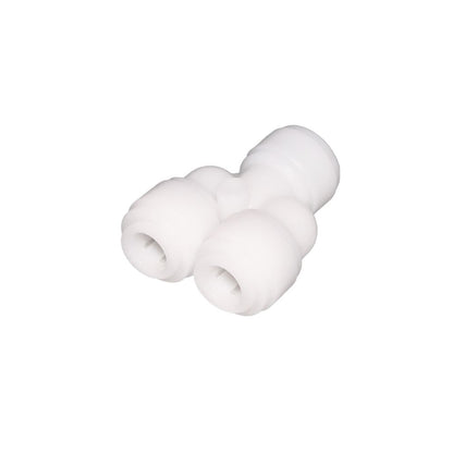 NeoFit - Acetal White Two Way Divider 3/8" in x 1/4" out - Case of 625