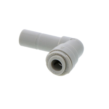 Gray DMfit Plug-In Stem Elbow - 1/4 Tube x 3/8 Stem