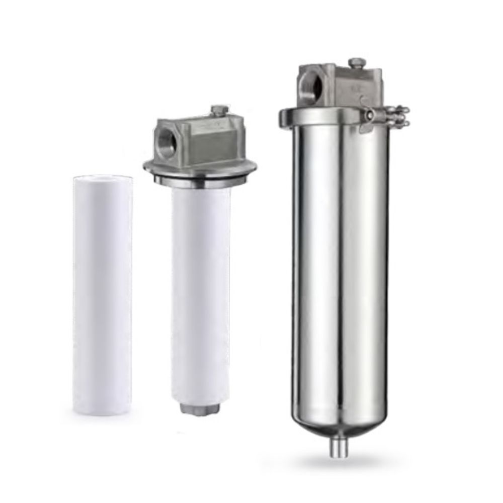 HydroScientific™ 20” Single Filter Housing, SS304, DOE