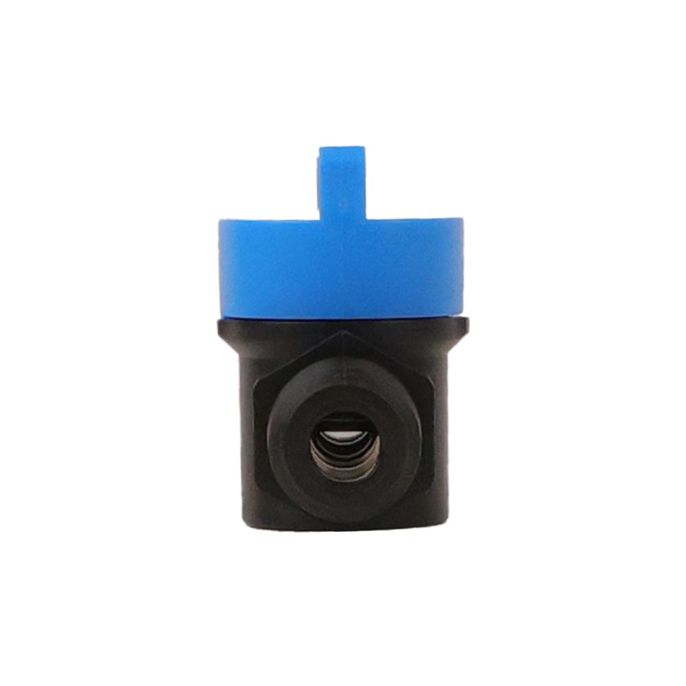 NeoFit - Acetal Black Shut-Off Valve Male 3/8" OD x 3/8" NPTF