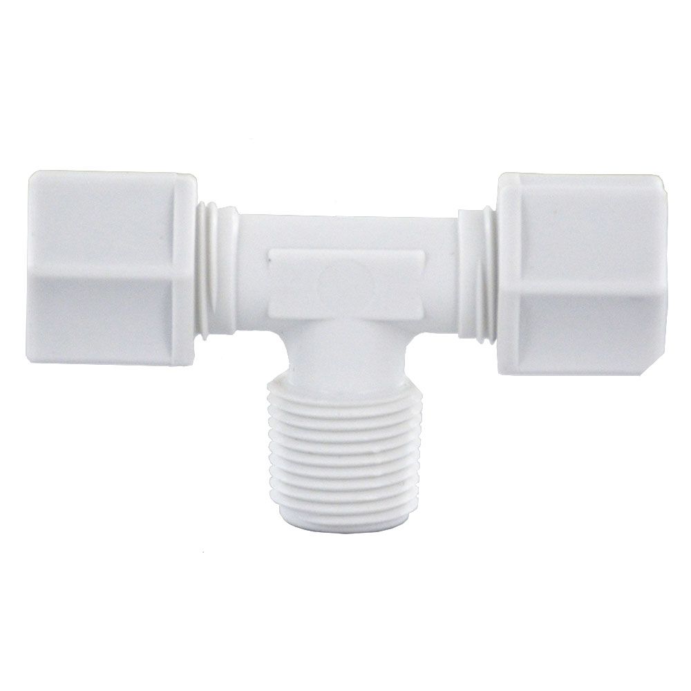 JACO 60-6-4-N-O Nylon Male Branch Tee 3/8 OD Tube x 1/4 MPT