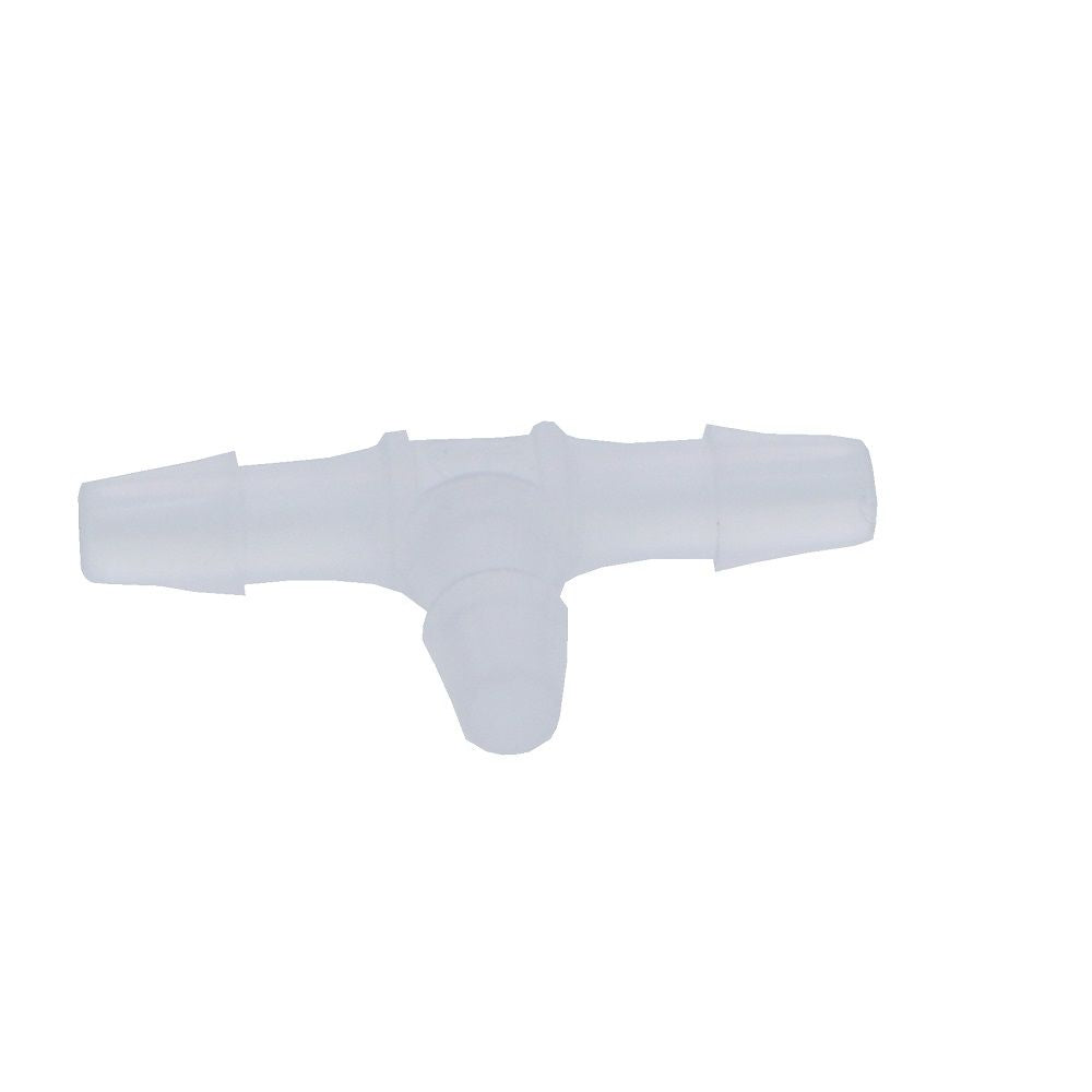 FitQuik Polypropylene Union Tee Barb Fitting - 1/8 ID x 1/8 ID x 1/8 ID