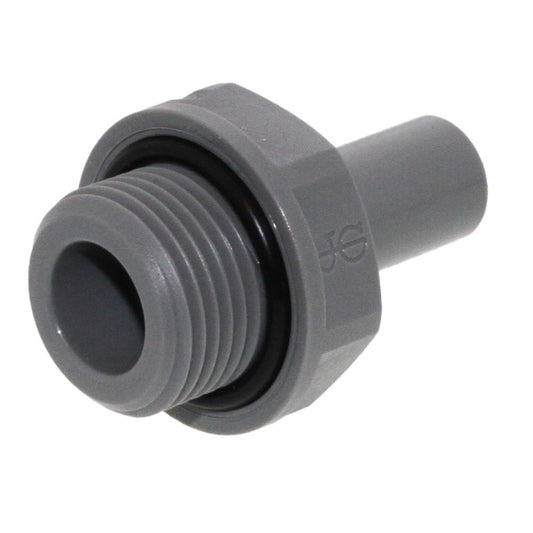 John Guest Stem Adapter BSPT - 3/16 x 1/8  BSPT