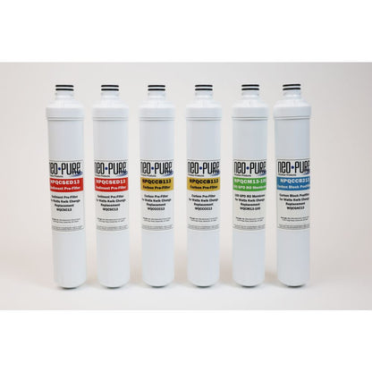 Neo-Pure 13" Replacement RO Membrane Filter Kit for Watts Kwik Change