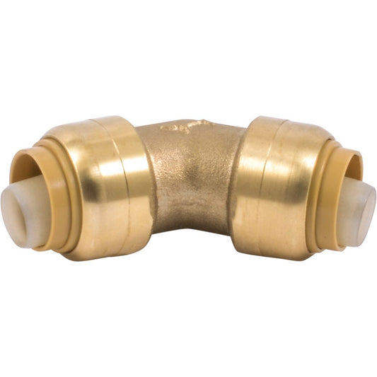 SharkBite® U648LF Lead-Free Brass Push-to-Connect 45-Degree Elbow - 1/2" x 1/2"